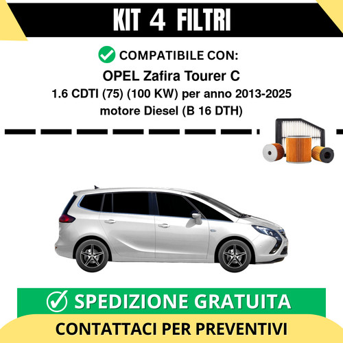 Kit filtri tagliando per - 4,