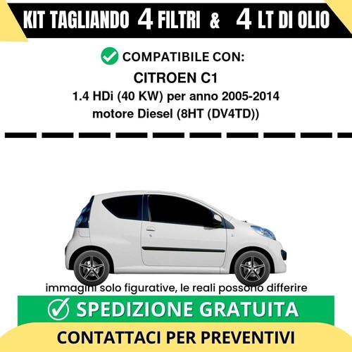 Tagliando citroen 4 hdi - tagliando, c1
