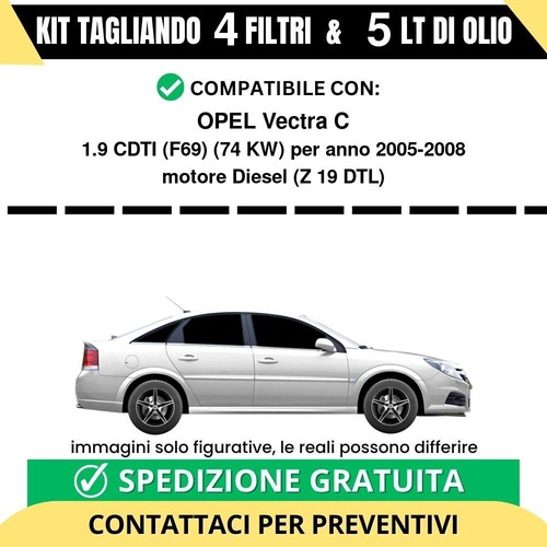 Tagliando opel vectra 9 - tagliando, 1.9