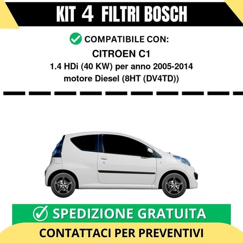 Kit filtri bosch - kit, citroen