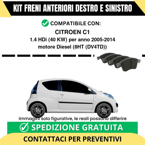 Pastiglie freno anteriori per - pastiglie,